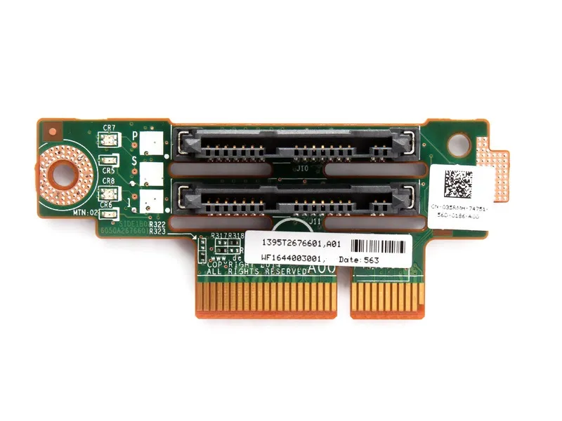 035RMH Dell 1.8-inch 2-Bay Hard Drive Backplane for Pow...