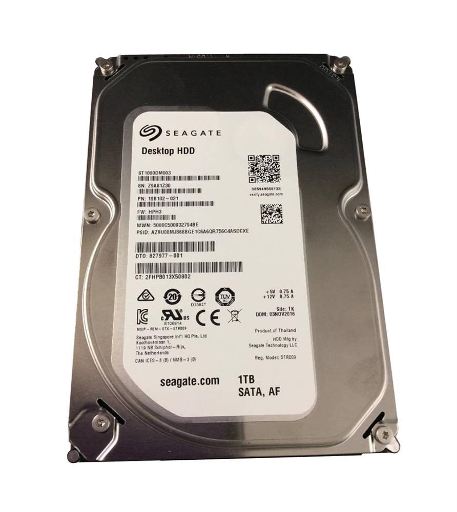 1SB102-021 Seagate 1TB 7200RPM SATA 6GB/s 3.5-inch Hard...